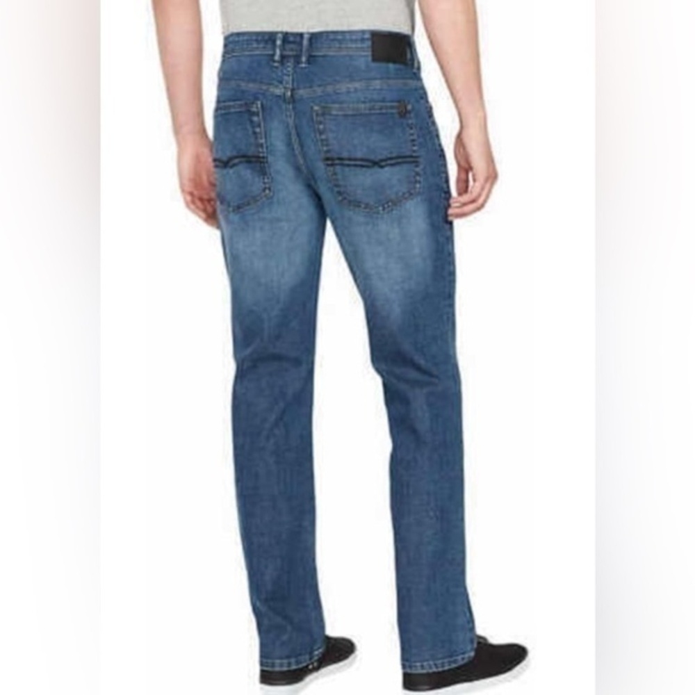 Buffalo David Bitton Jeans Jackson-X Medium Wash Black Stitching